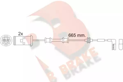 Контакт (R BRAKE: 610451RB)